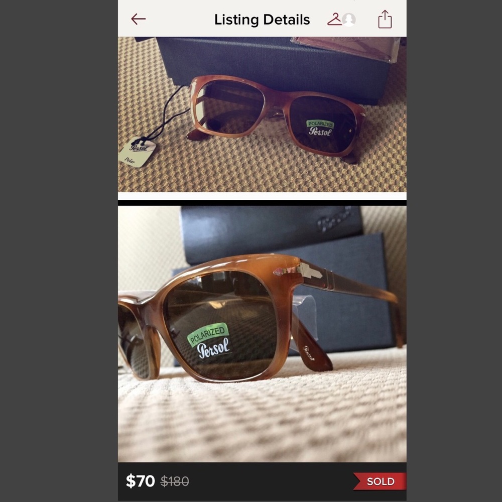 Persol polarized Sunglasses.